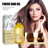 60 ML Veganic Natural Hair Growth Oil, Eelhoe Hair Growth Organic Hair Oil Rosemary Oil, for Dry Damaged Hair and Growth Thin Hair. (1 Pcs)