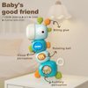 ovca Baby Music Rattle Toy for 3-4-6-12 Months - Teething Toy with Music and Light, Montessori Learning Toy for Grasping Skills, Ideal Gift for Boys and Girls,Infant Sensory Toys
