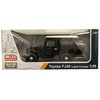 FJ40 Land Cruiser Black with White Top 1/24 Diecast Model Car by Motormax 79323BK