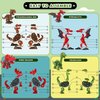 TOY Life 4-Pack Take Apart Dinosaur STEM Toys for Ages 3-12, Educational Building & Construction Set, Toddler Boys Gift, Preschool Learning Dinosaur Games with Tools