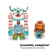 PIPEROID Funny & Angry Circus Duo - Japanese 3D Paper Puzzle DIY Robot kit for Kids and Origami Kit for Adults
