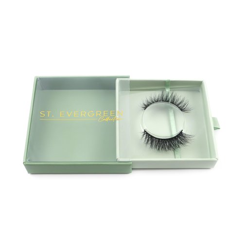 ST. EVERGREEN COLLECTION REAL MINK STRIP LASHES (WISPY) | RESUABLE | LIGHTWEIGHT NATURAL LOOKING | LUXURIOUS | EASY TO USE
