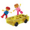 PicassoTiles Mini Magnetic Tiles Expansion Car Truck and Figures Play Set, Kids Building Magnet Bricks STEM & Learning Toys, Magnetic Add-ons, Car Toys, Toddler Preschool 3 years and up boys and girls