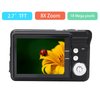 Kids Camera Toys,2.7in Screen Digital Video Camera,Portable Kids Selfie Camera with Battery,Children Birthday Gift for Kids (Black)