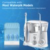 Replacement Tips for Waterpik Water Flosser (6 Pik Pocket Tips + Storage Case Combo)