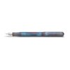 Kaweco LILIPUT Fountain Pen Fireblue I Premium Blued Stainless Steel Fountain Pen for Ink Cartridges I Exclusive Fountain Pen 12.5 cm I Nib: M (Medium)