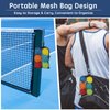 Pickleball Balls, 6 Pack 40 Holes Outdoor Pickleball Balls with Mesh Bag for Sport Indoor Play, High Elasticity & Durable Pickle Balls for All Style Pickleball Paddles, Gifts for Pickleball Lovers
