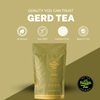 GERD Relief Herbal Tea: 8-Digestive Herb Blend, Natural Acid Reflux & Heartburn Aid, Pre/Post Meal Support, 3oz with 30 Bags