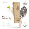 FABCARE Detangler Hair Brush for Women, Men & Children, Detangling Brush for Thick or Curly Hair - Dry or Wet Hairbrush with Boar Bristles, Curved Vented Hair Brush for Blow Drying, Beige