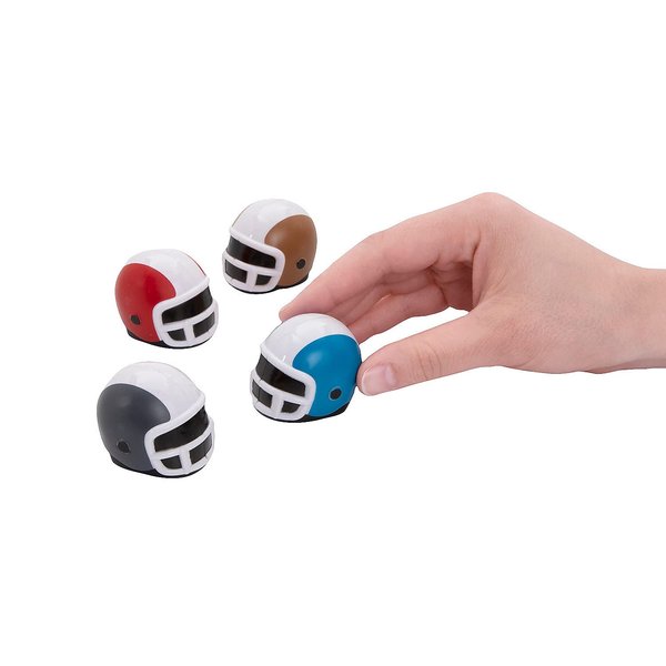 Football Helmet Pull-Back Toys - 2" X 2" (Pack of 12) - High-Quality Plastic Mini Racers, Perfect for Sports Fans & Playtime Fun