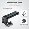 SmallRig Lightweight NATO Top Handle - Quick Release NATO Grip for DSLR Camera Cage - Universal Top Handle with 5 Cold Shoe Adapters and NATO Clamp (Lite) - 3766