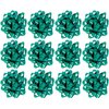 The Gift Wrap Company Decorative Confetti Gift Bows, Medium, Green, pack of 12