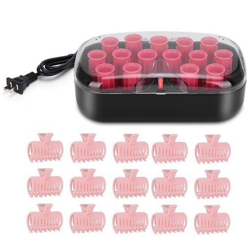 Instant Heat Hair Perm Rods Hair Curler Roller Gripping Sticky Rollers 30mm, 15pcs Compact Hot Rollers Hair RollersStyling Tools-Appliances