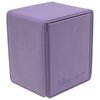 Ultra Pro - Vivid Alcove Flip Card Deck Box (Purple) - Stores & Protects Up To 100 Standard Size, Baseball Gaming Sports or Any Standard Size Cards In Collections