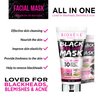 Biov?ne Black Peel-Off Mask, 3.4 oz Tube, Black Face Mask to Combat Acne, Blemishes and Blackheads with Activated Charcoal, Aloe Vera, and Green Tea (Pack of 1)