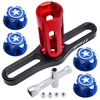 FriHobby 17mm Wheel Nuts and Wrench & M4 Lock Nuts with Small Cross Hex Wrench for Traxxas Arrma Axial Tamiya Redcat Losi HPI HSP 1/8 1/10 1/12 1/14 RC Crawler Car Truck Buggy (Color A)