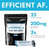 Dadderall Nootropic Powder for Energy and Focus | No Sugar Focus Energy Drink Mix with Nootropic Supplements, 200mg Caffeine, for Adults, 25 Single Serve Packets, Blue Yum