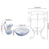 Dollhouse Furniture Bathroom Set 1:12 Washbasin Stand Doll House Kettle and Basin Dollhouse Bathroom Accessories