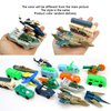 Mini Transform Robot for Toddler, 4.5-inch Converting Action Figures , 4 Collectible Rescue Vehicle Construction-Bot Playset Boys Hero Figure Modified Bots Kids Birthday Gift Stocking Stuffer…
