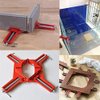 4 PCS Zinc Alloy 90 Degree Right Angle Corner Clamp Picture Photo Frame Corner