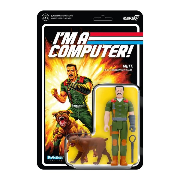 Super7 G.I. Joe Mutt PSA - 3.75" G.I. Joe Action Figure with Accessories Classic Cartoon Collectibles and Retro Toys