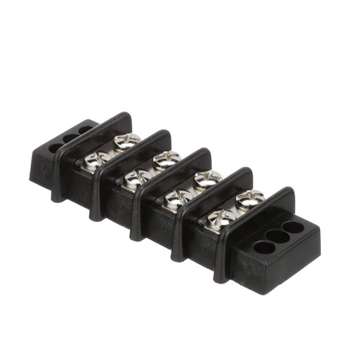 Seachoice Terminal Block, 4-Gang, Brass Clips and Contacts