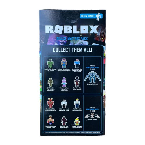 Roblox Deluxe Mystery Pack Action Figure Series 1 2 - Includes Exclusive Virtual Item (Choose Figure) (Muscle Legends: Muscle King)