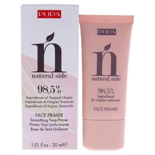 PUPA Milano Natural Side Face Primer - Smoothing Makeup Base For Face - Contains Natural Ingredients - To Nourish And Perfect The Skin - Creates A Perfect Canvas For Any Face Products - 1.01 Oz