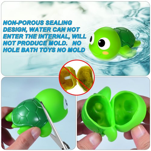 FWXZBKK Bath Toys,Mold Free Baby Bath Toys for Toddlers 1-3,No Hole Bath Toys for Babies 6-12 Months,Bath Tub Toys for Toddlers 1-3,Water Toys Shower Toys Pool Toys for 1-4 Years Old Boys Girls Kids