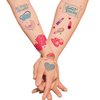 100 Pcs Temporary Tattoos for Kids & Adults - Sleepover Party Supplies For Girls - Lovely Party Favors For Teens - Durable Fake Tatoos - Water Resistant Formula - Safe for Skin