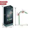 YICHENZHAOXING Mini Bricks Artificial Flower Bouquet Building Sets，DIY Simulation Plant Series Creative Toys,Flower Building Set Orchid Transparent 69PCS