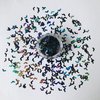 10 Grams/Pack - 5mm Black Bat Shape Sequins Glitter Halloween Festival Rave Beauty Makeup Face Body Nail Art Decoration LB1000
