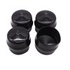 4 Pcs Lawn Mower Rubber Axle Hub Cap 532104757 for Husqvarna, Poulan, Roper, Craftsman 104757X 532175039 175039 104757X428 104757X417