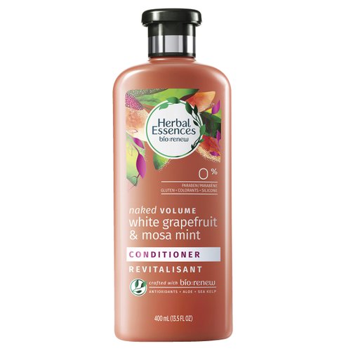 Herbal Essences Biorenew White Grapefruit & Mosa Mint Naked Volume Conditioner, 13.5 FL OZ