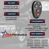 Key Fob Keyless Entry Remote with Ignition Key fits Chevy Suburban Tahoe Traverse/GMC Acadia Yukon/Cadillac Escalade SRX/Buick Enclave/Saturn Outlook (OUC60270, OUC60221)