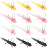 Geetery 12 Pcs Mini Adorable Axolotl Toy Axolotl Gifts Axolotl Party Favors Tiny Axolotl Fidget Soft Vinyl Axolotl Figurine for Axolotl Birthday Party Amphibiously Decorations