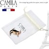 Camila Paris CP2417 French Hair Clip for Women, Burgundy 3 Teeth Ponytail Holder, Girls Hair Claw Clips Jaw Fashion Durable Styling Hair Accessories for Women, Strong Hold No Slip Grip, Made in France