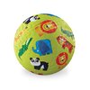 Crocodile Creek Playground Ball - Durable Rubber Ball for Kids Ages 3 and Up - Bouncy Inflatable Ball for Kickball, Indoor Games, and Outdoor Sports - PVC-Free - Jungle - 5-inch Diameter