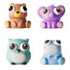 4Pack Squeeze Stress Relief Toy,Funny Animals Eyeball Burst Toys with Pop Out Eyes,Fidget Toys for Age 3 to Adult,Kawaii Squishy Toy for Birthday Gifts, for All Occasions (Cool Animals)