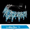 ATODEN Blue Tiara Birthday Queen Sash Crown Tiaras Crowns for Women Girls Crystal Princess Tiara Rhinestone Headbands Quinceanera Crown Happy Birthday Decorations Accessories for Prom Cosplay Party