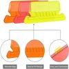File Folder Tabs, 60+120 Sets Multicolor Hanging File Folder Tabs with Inserts for Hanging Folders, 2 Inch Clear Plastic Hanging File Tabs for Quick Identification