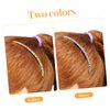 2pcs Straight Hair Comb Side Hair Comb Wedding Hair Accessories for Women Wedding Side Hair Combs Fine Hair Side Hair Clamps Pearl Tiara Girls Hairpins Miss Alloy France Chic