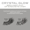 VLuxe Crystal Glow False Eyelashes, Natural Luster Faux Mink Fake Eye Lash with Special Cut, Luminous Shine & Subtle Sparkle for Stunning Natural Look (Trilliant)