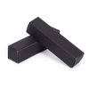 BENECREAT 80 Pack 3.5x0.8x0.8" Black Kraft Paper Lipstick Box Lip Balm Kraft Box for Birthday Festival Gift Packing