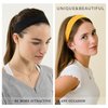 WZNBBOY 9Pcs Elastic Hair Bands Non Slip Soft Cloth Fabric Headbands Daily Workout Yoga Running Sport Thin Hair Wrap Hair Accessories,Unisex