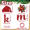 2 Pcs Christmas Mele Kalikimaka Banner Glitter Christmas Hawaiian Banner Christmas Party Decorations Hawaiian Decorations for Party Xmas Hawaiian Holiday Party Decorations