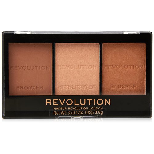 Makeup Revolution Ultra Sculpt and Contour Kit Ultra Light/Med C04, Mixed, 10.8 g (Pack of 1)