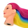 HairZtar 30" Synthetic Fiber Mannequin Head (Long and Thick) Hairdresser Training Head Manikin Cosmetology Head (VICKY+C)