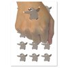 Sleepy Sloth Clinging Hug Temporary Tattoo Water Resistant Fake Body Art Set Collection - 15 2" Tattoos (1 Sheet)