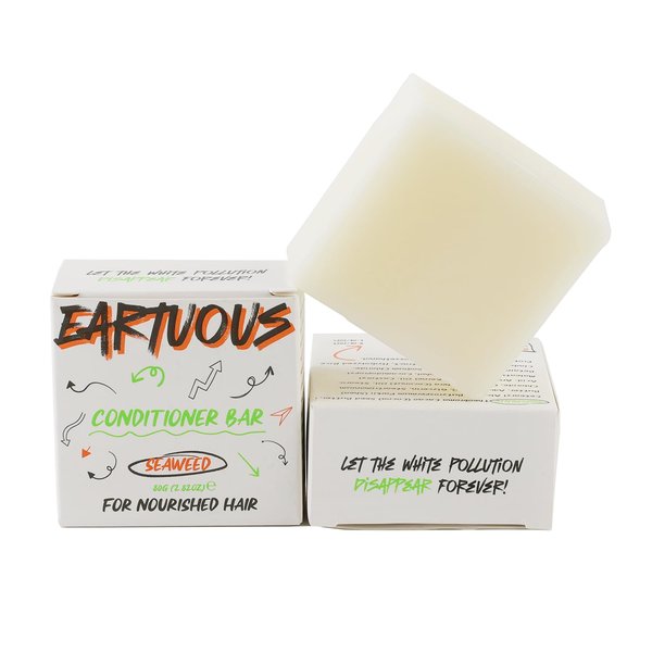 Sea Salt Conditioner Bar for All Type Hair, Soothing Formulation Reduces Irritation and Moisturises the Scalp. Bring a New Fluffy Feel